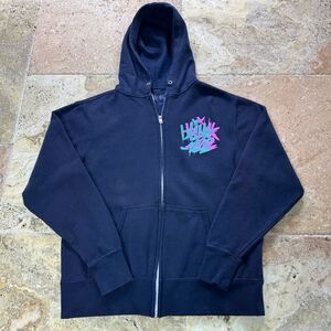 Blink-182 Zip Up Hoodie Black Graffiti Logo Independent Trading Size S